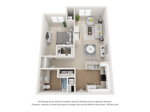 55 Cedar Street 1-2 Beds Apartment for Rent - Photo Gallery 18